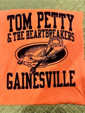 🎸🐊Official Tom Petty & The Heartbreakers Orange 2XL teeshirt ! NWOT